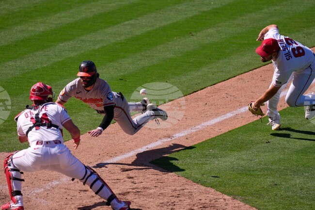 APTOPIX Orioles Angels Baseball