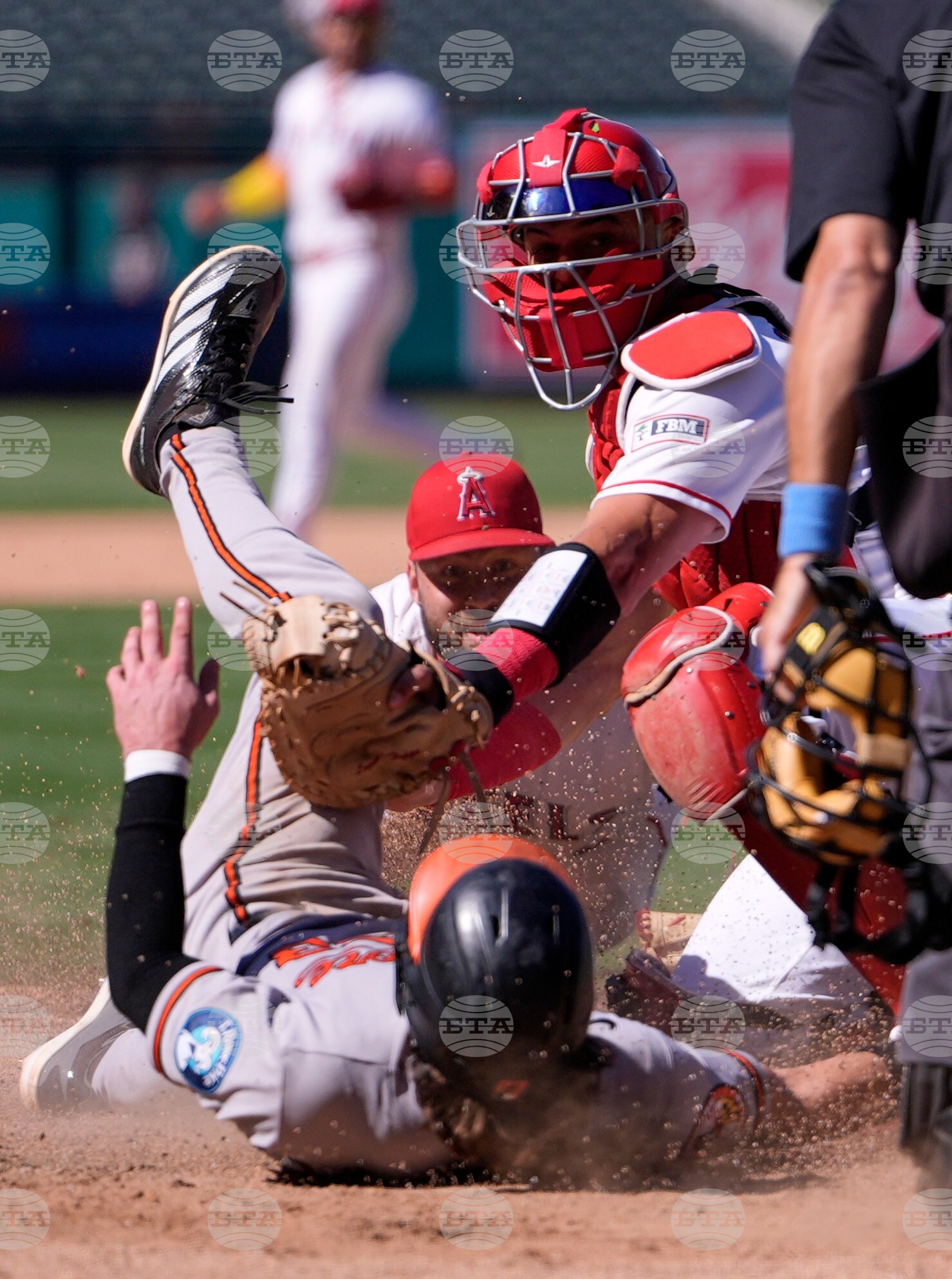 APTOPIX Orioles Angels Baseball
