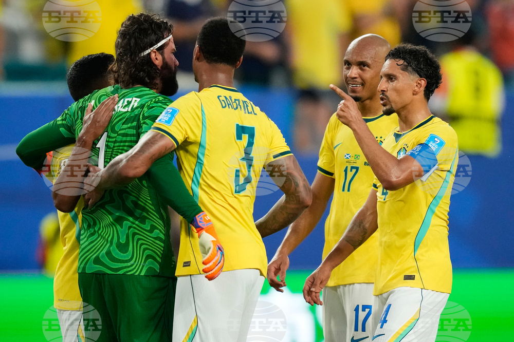 Brazil Scotland WCup Soccer