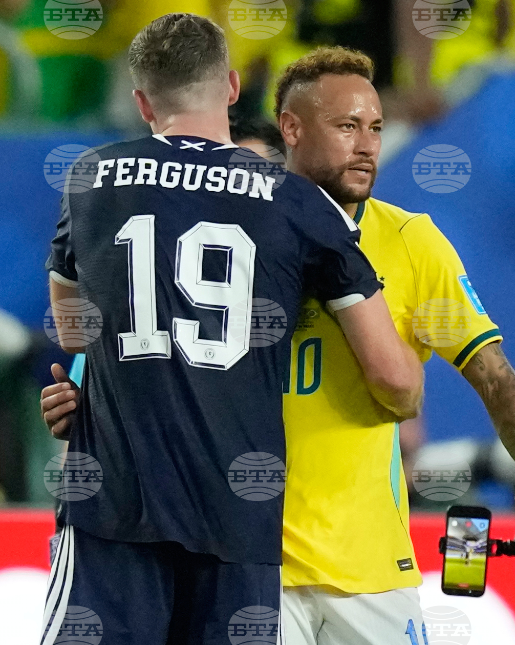 Brazil Scotland WCup Soccer