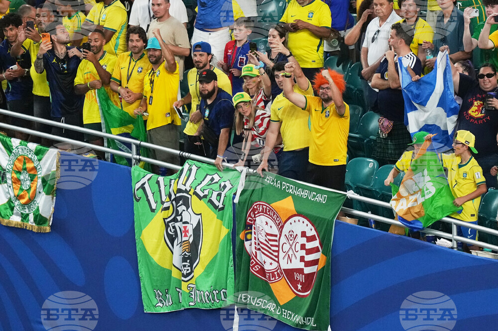 Brazil Scotland WCup Soccer