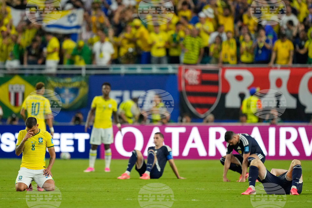 Brazil Scotland WCup Soccer