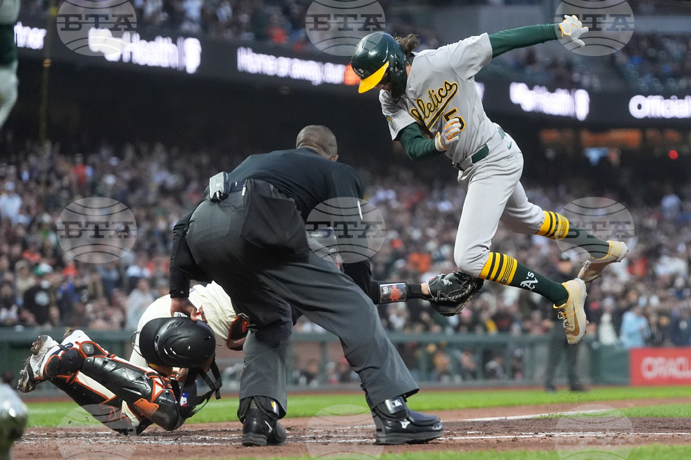 Athletics Giants Baseball