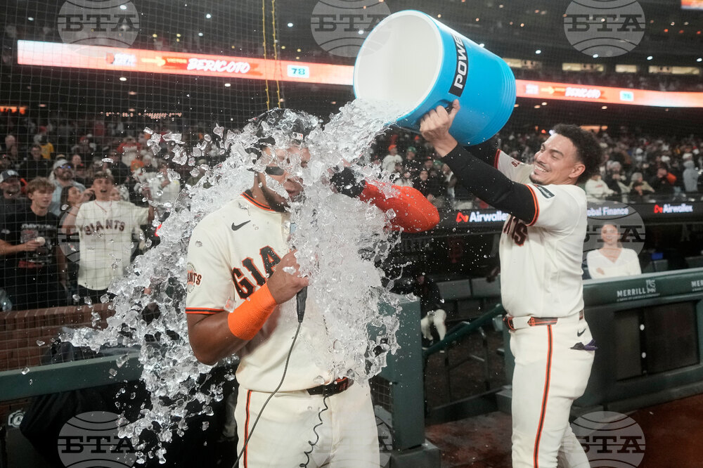 APTOPIX Athletics Giants Baseball