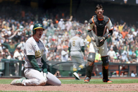 Athletics Giants Baseball