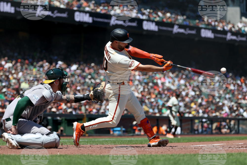Athletics Giants Baseball