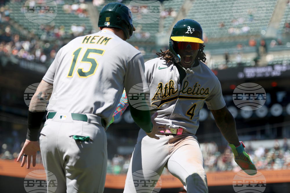 Athletics Giants Baseball