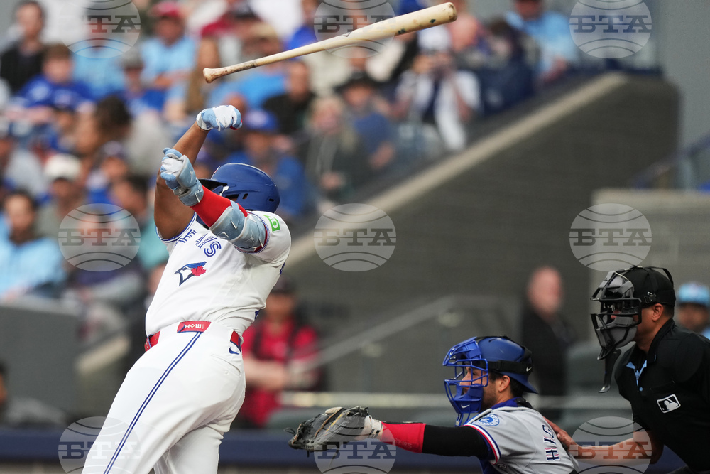 Rangers Blue Jays Baseball