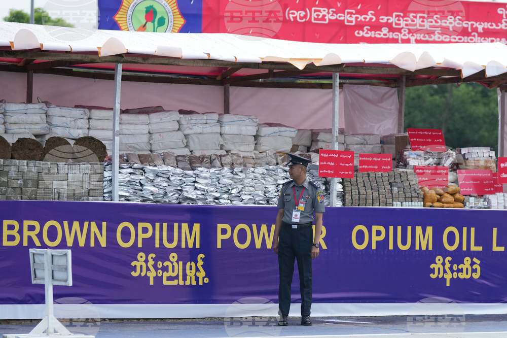Myanmar Drug Destruction