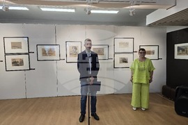 Свищов - Борис Денев - изложба - "Човекът.Следи на фронта"