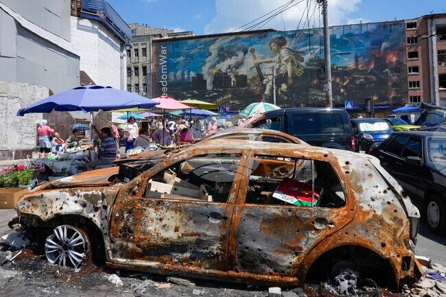 APTOPIX Russia Ukraine War Daily Life