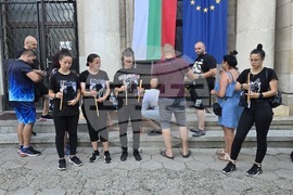 Враца - протест - Сдружение „Ангели на пътя“
