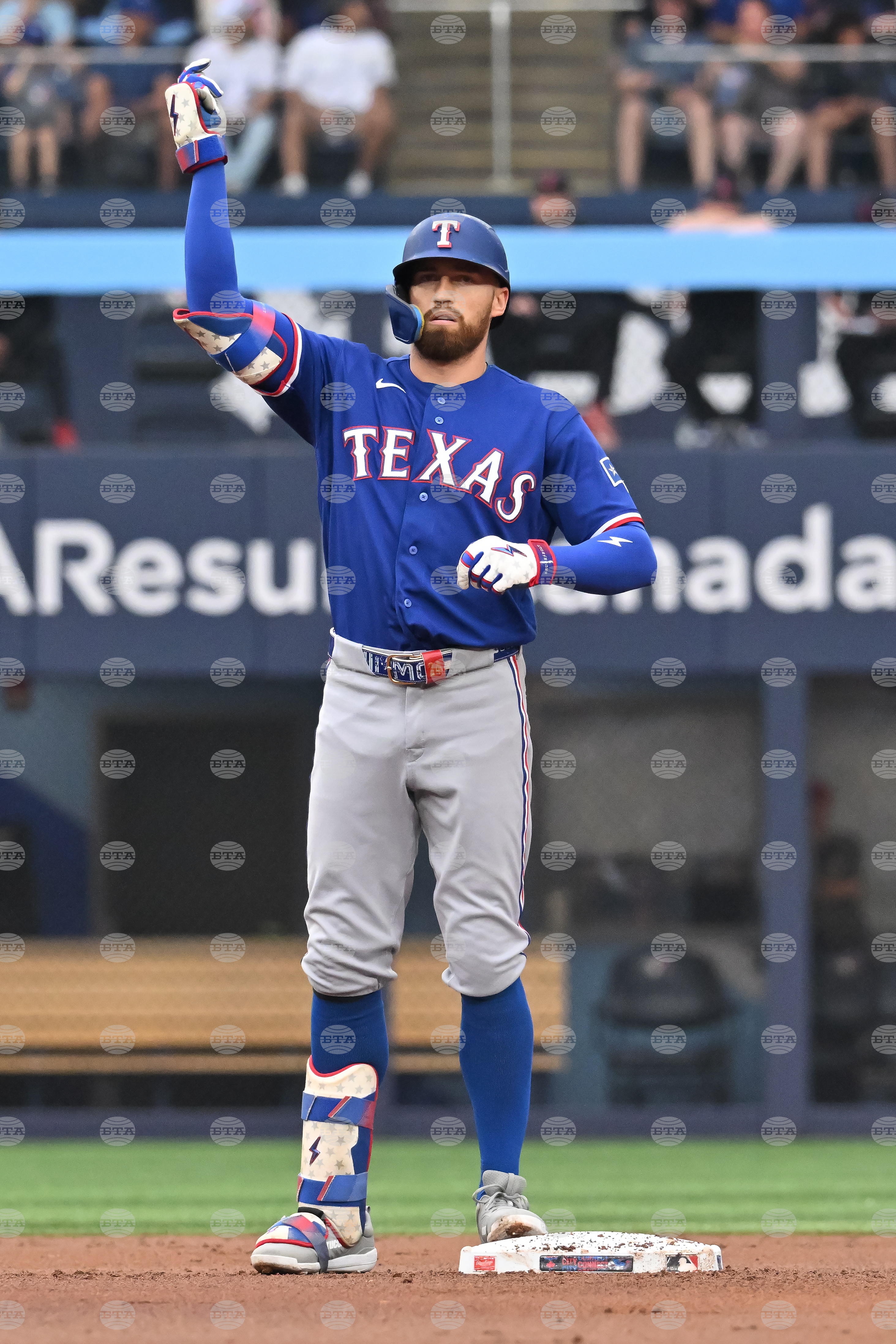 Rangers Blue Jays Baseball