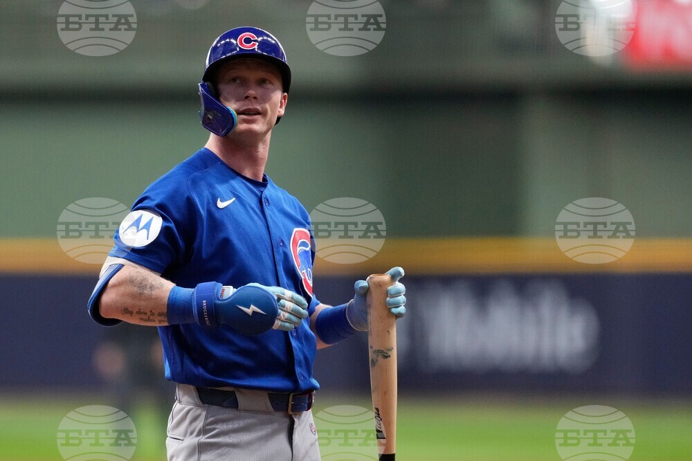 Cubs Brewers Baseball