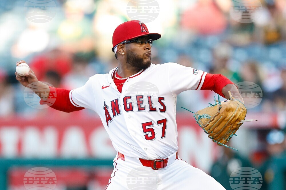Athletics Angels Baseball