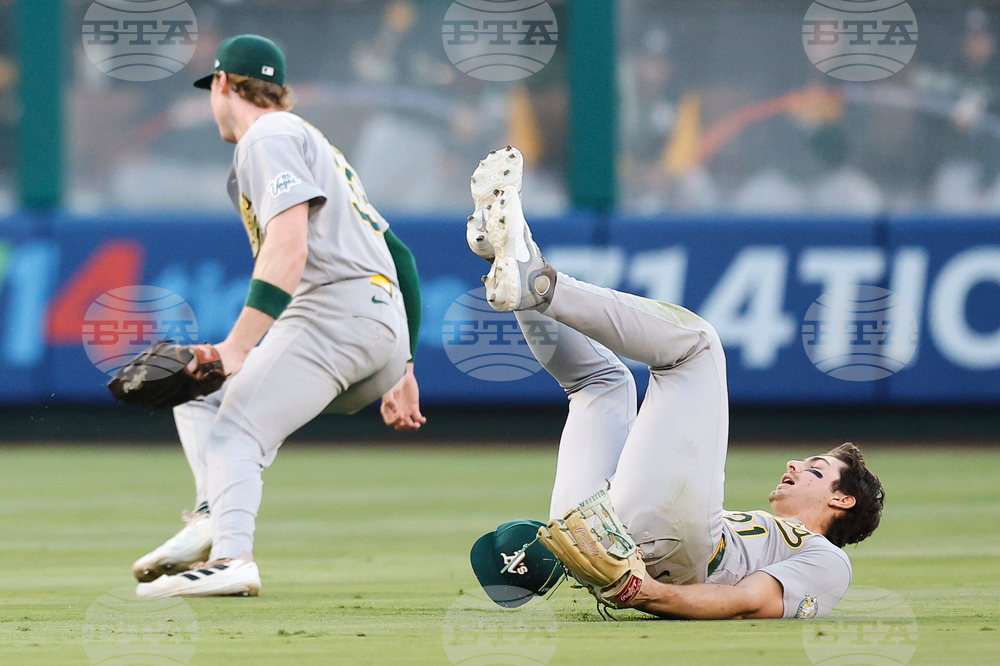 Athletics Angels Baseball