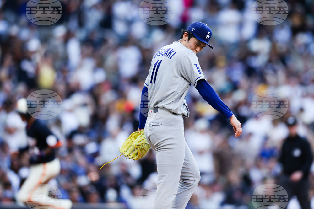 Dodgers Padres Baseball