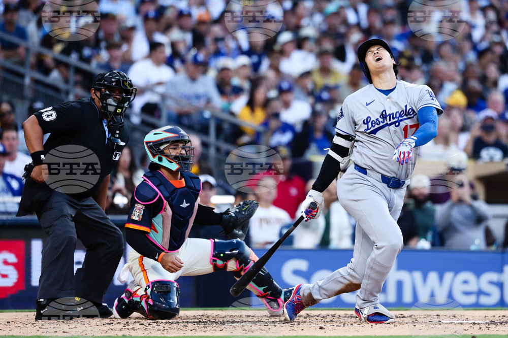 Dodgers Padres Baseball