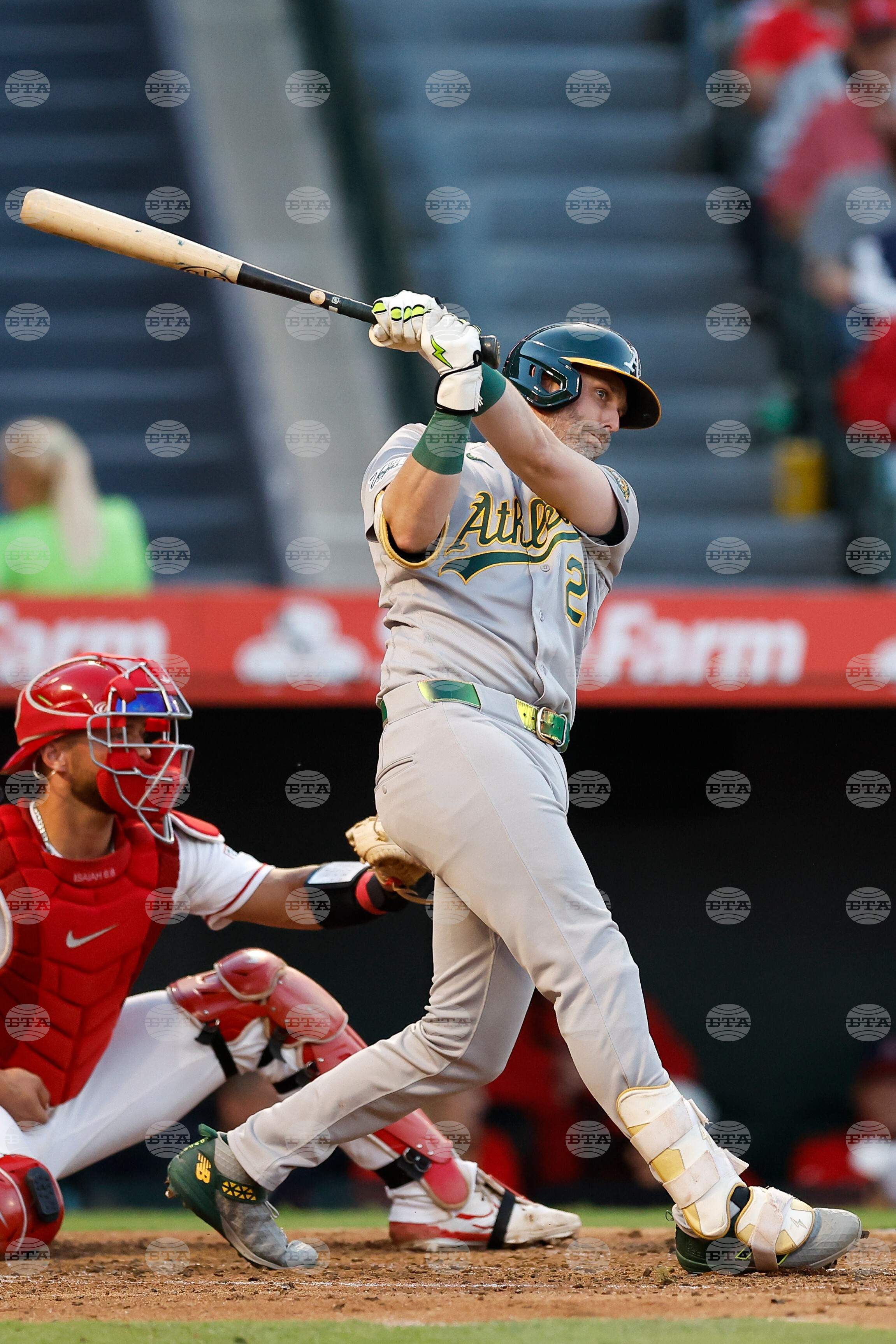 Athletics Angels Baseball
