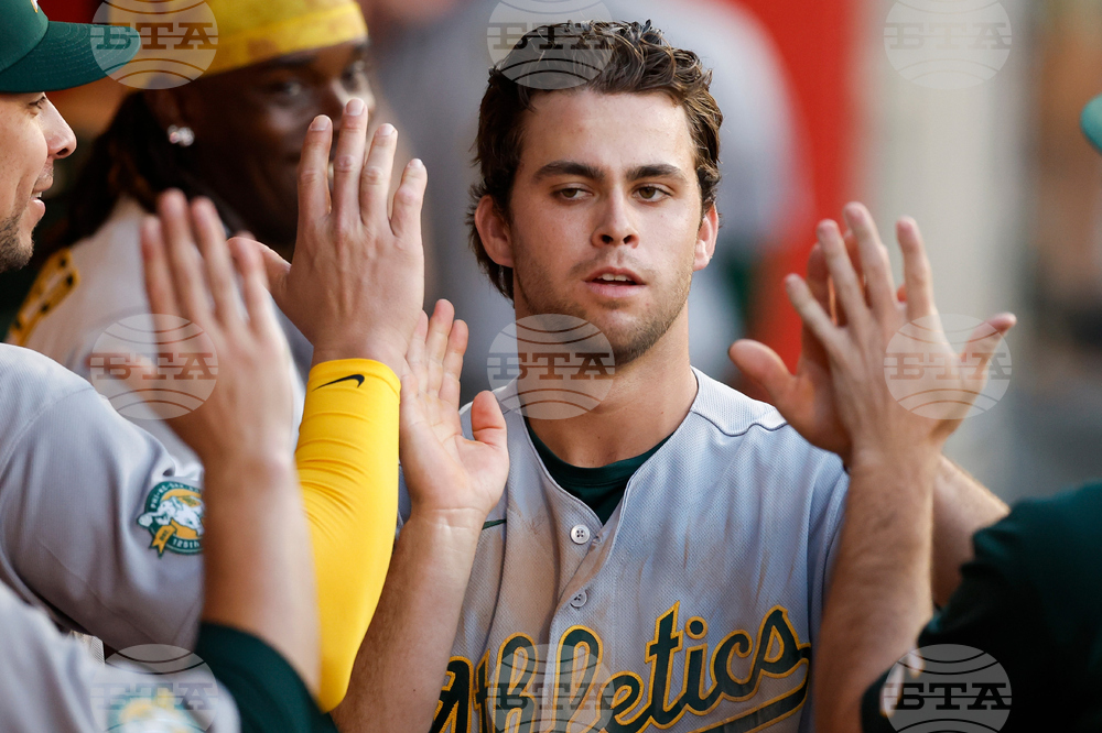 Athletics Angels Baseball