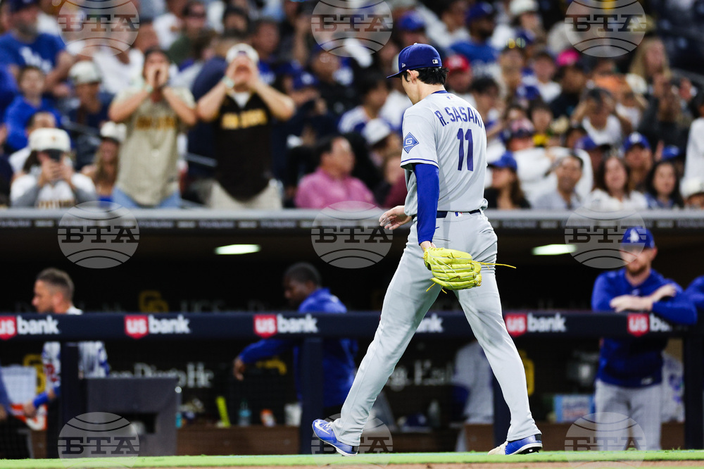 Dodgers Padres Baseball