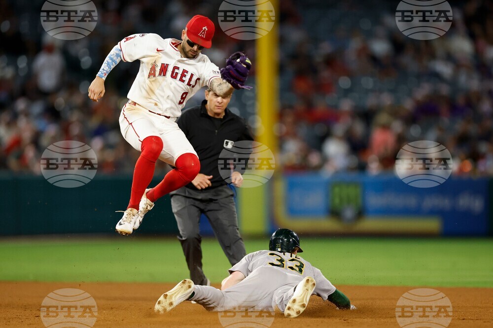 Athletics Angels Baseball