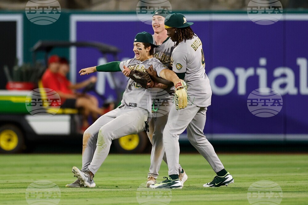 Athletics Angels Baseball
