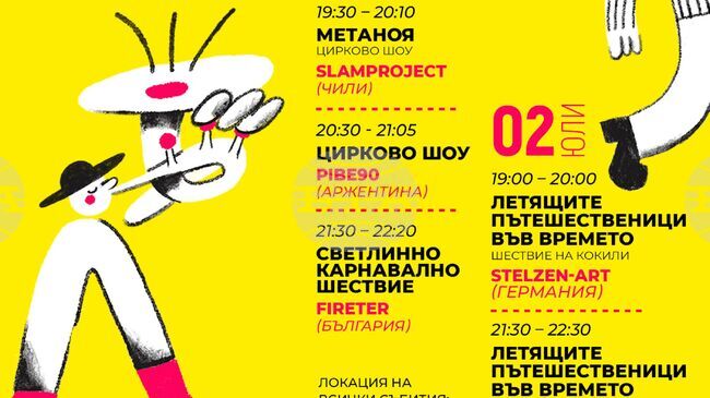 Фестивалът за улични изкуства 6Fest ще има международно издание в София, Варна и Царево