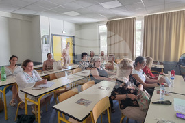 Франция - Париж - международен конкурс по четене на български език „Аз Буки Веди“ - среща с актрисата Ваня Донева