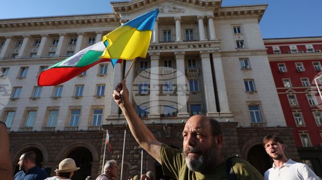 Anti-Government Protest Blocks Traffic in Sofia