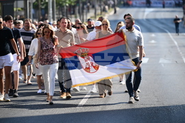Сърбия - митинг на управляващата Сръбска прогресивна партия