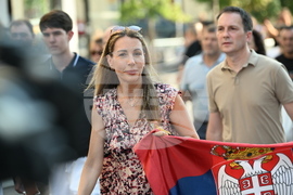 Сърбия - митинг на управляващата Сръбска прогресивна партия