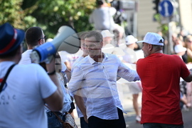 Сърбия - митинг на управляващата Сръбска прогресивна партия