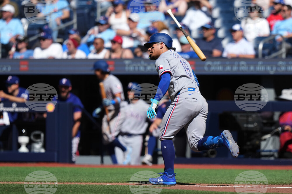 Rangers Blue Jays Baseball
