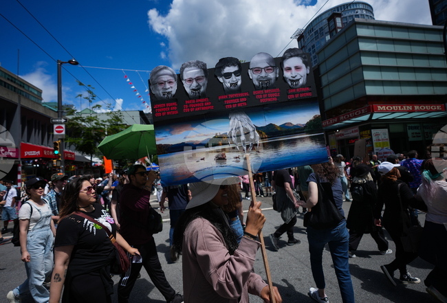 Canad AI Data Centrers Protest
