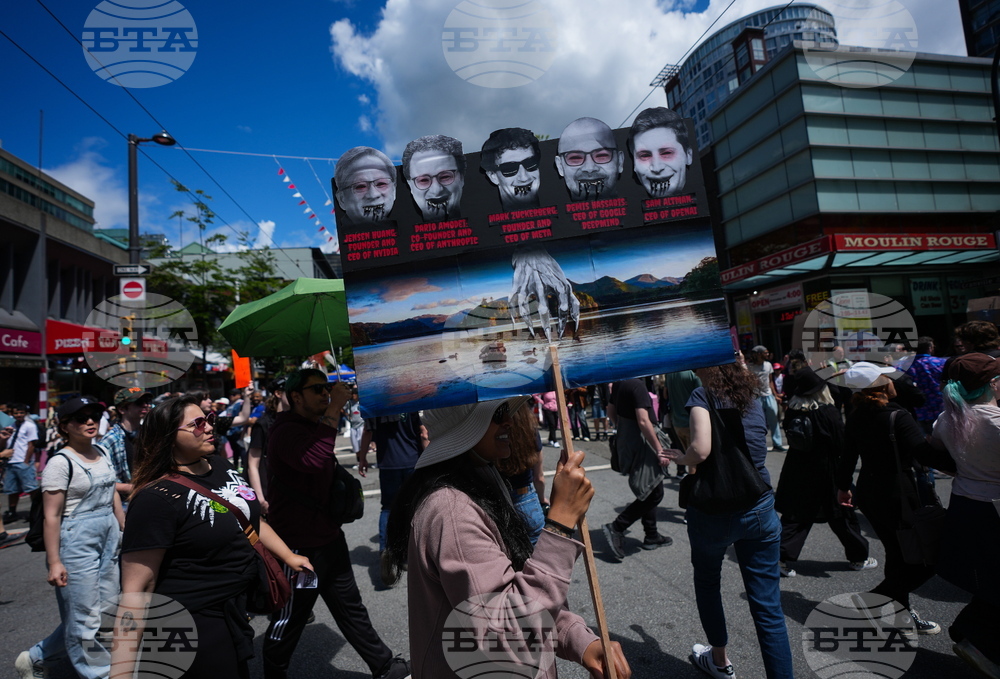 Canad AI Data Centrers Protest