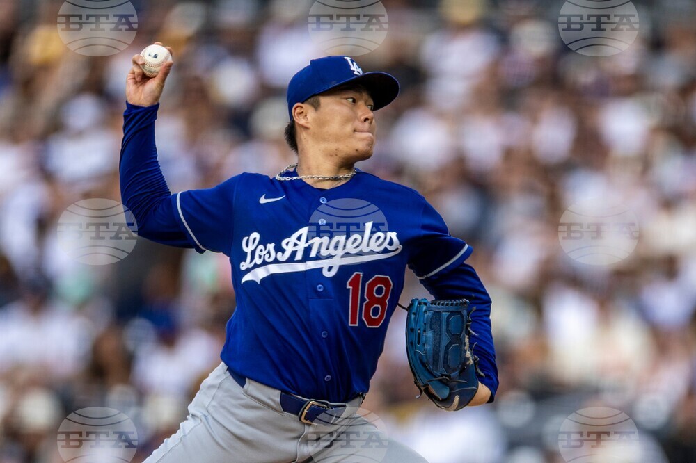 Dodgers Padres Baseball