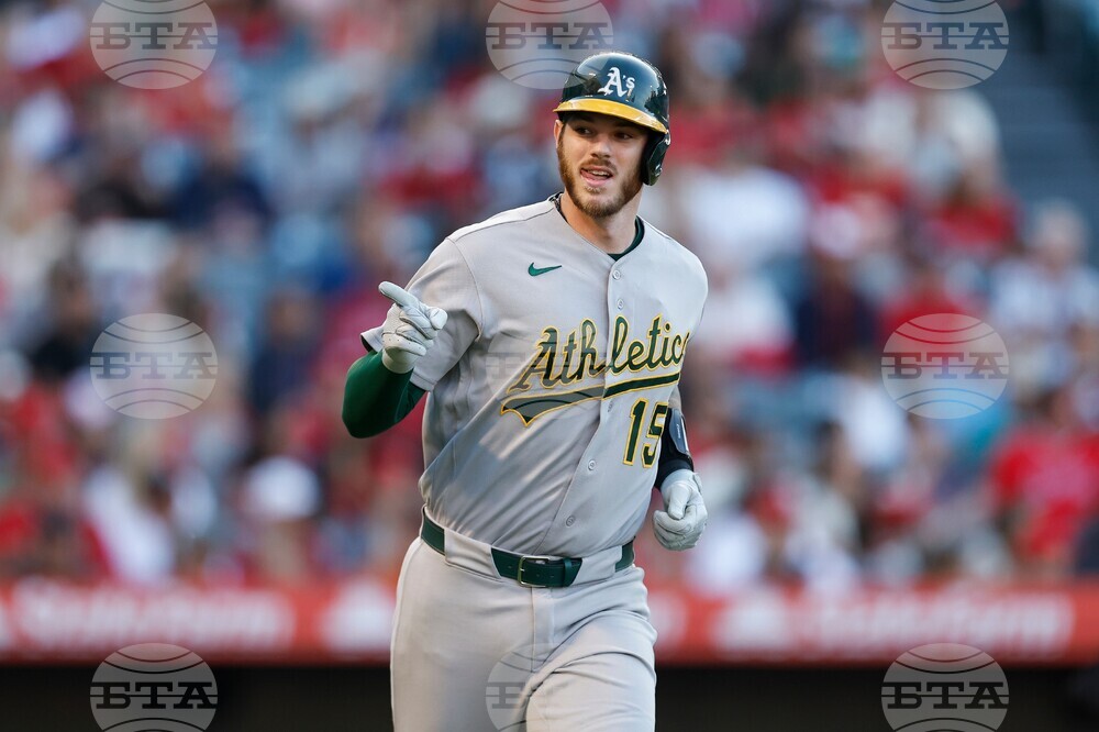 Athletics Angels Baseball