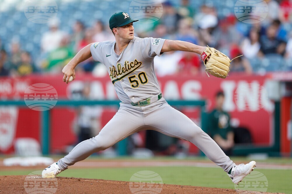 Athletics Angels Baseball