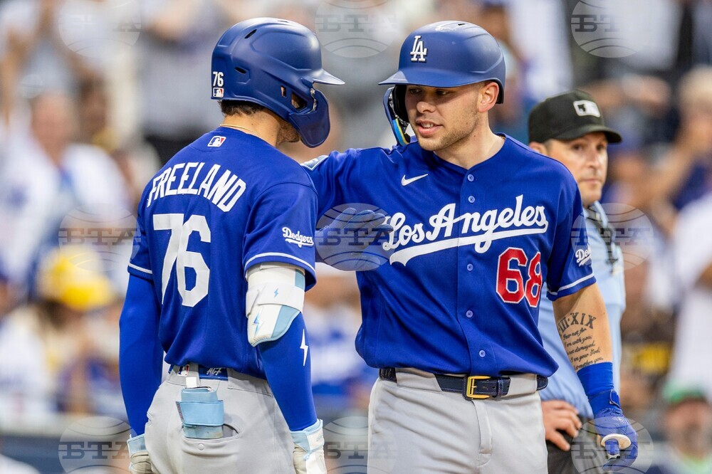 Dodgers Padres Baseball
