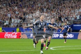 APTOPIX Argentina Jordan WCup Soccer