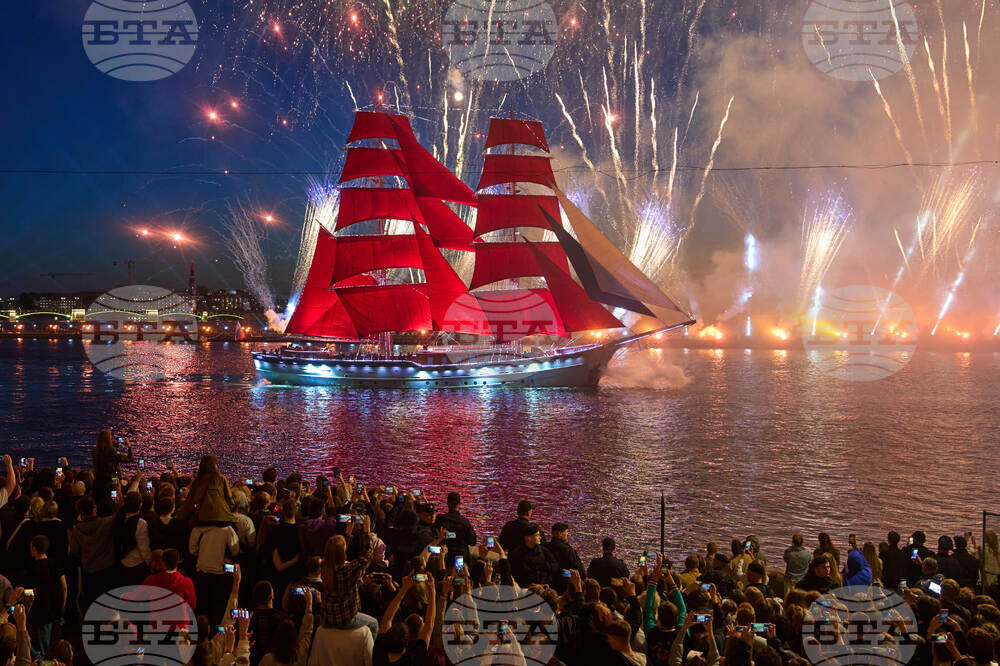 APTOPIX Russia Scarlet Sails
