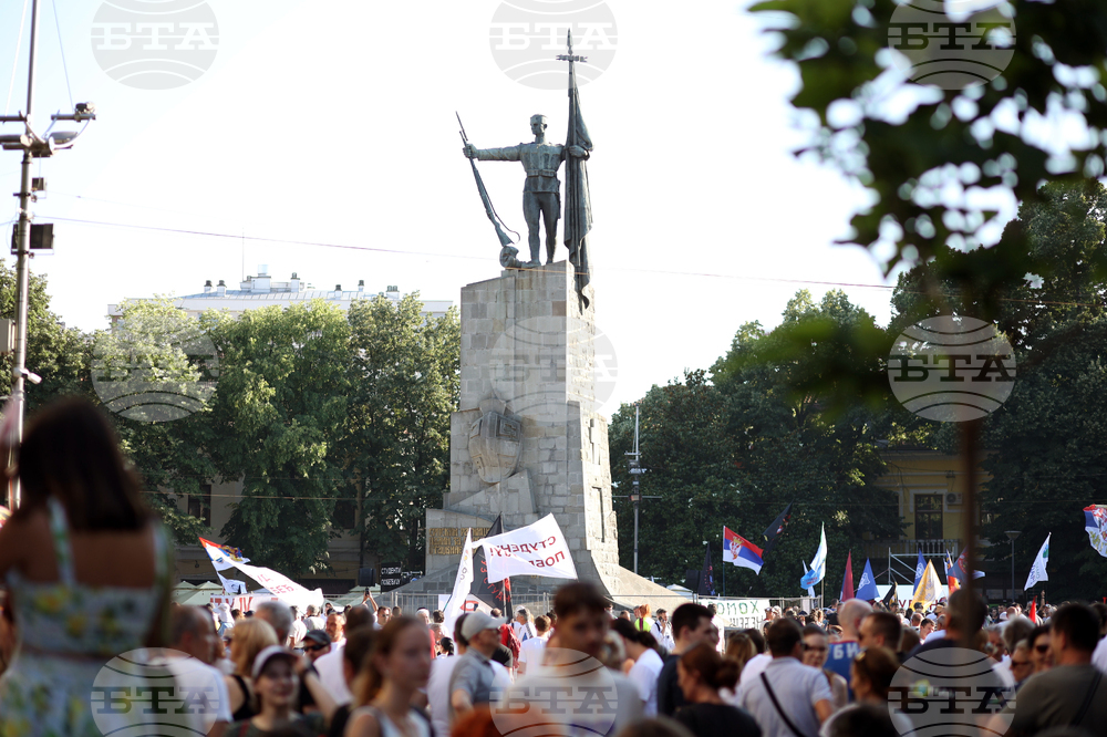 Сърбия - Кралево - протест