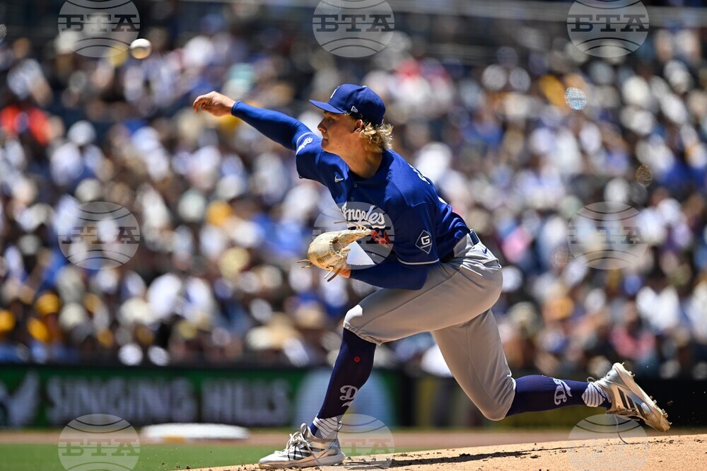 Dodgers Padres Baseball