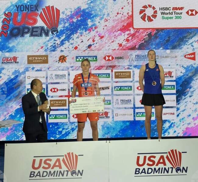 Калояна Налбантова стана вицешампионка на турнир по бадминтон от сериите "BWF World Tour Super 300" в САЩ