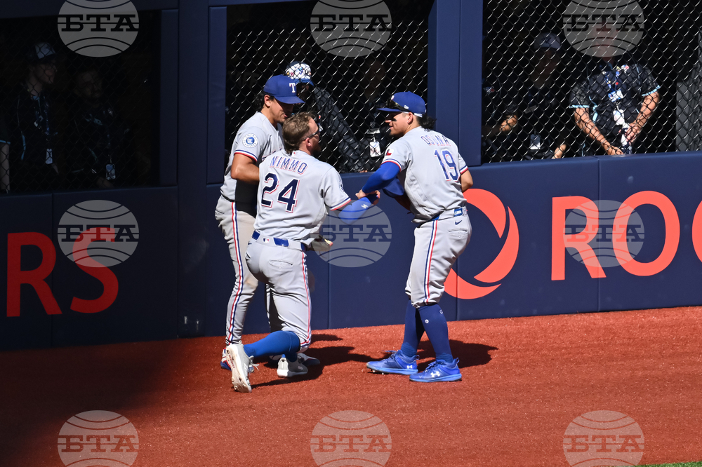 Rangers Blue Jays Baseball