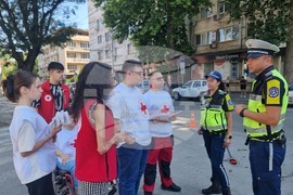Плевен - пътна полиция - БЧК  - ден на пътната безопасност