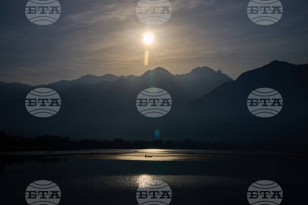 APTOPIX Climate Kashmir Lakes