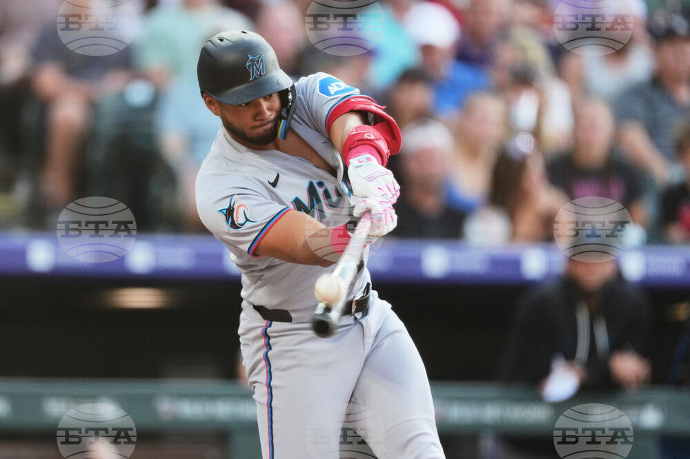 Marlins Rockies Baseball