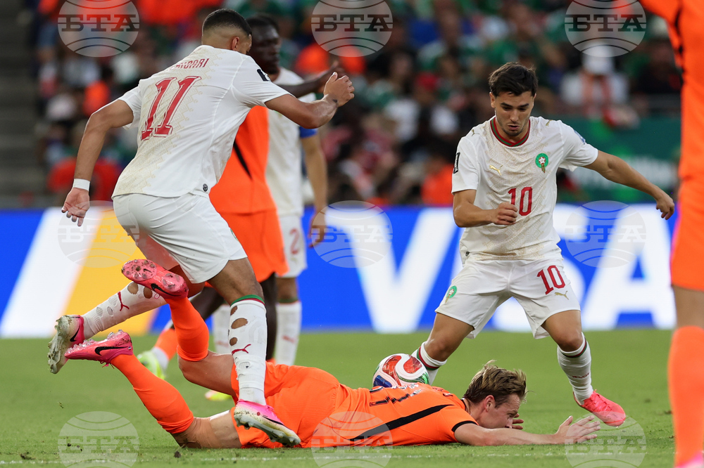 Morocco Netherlands WCup Soccer